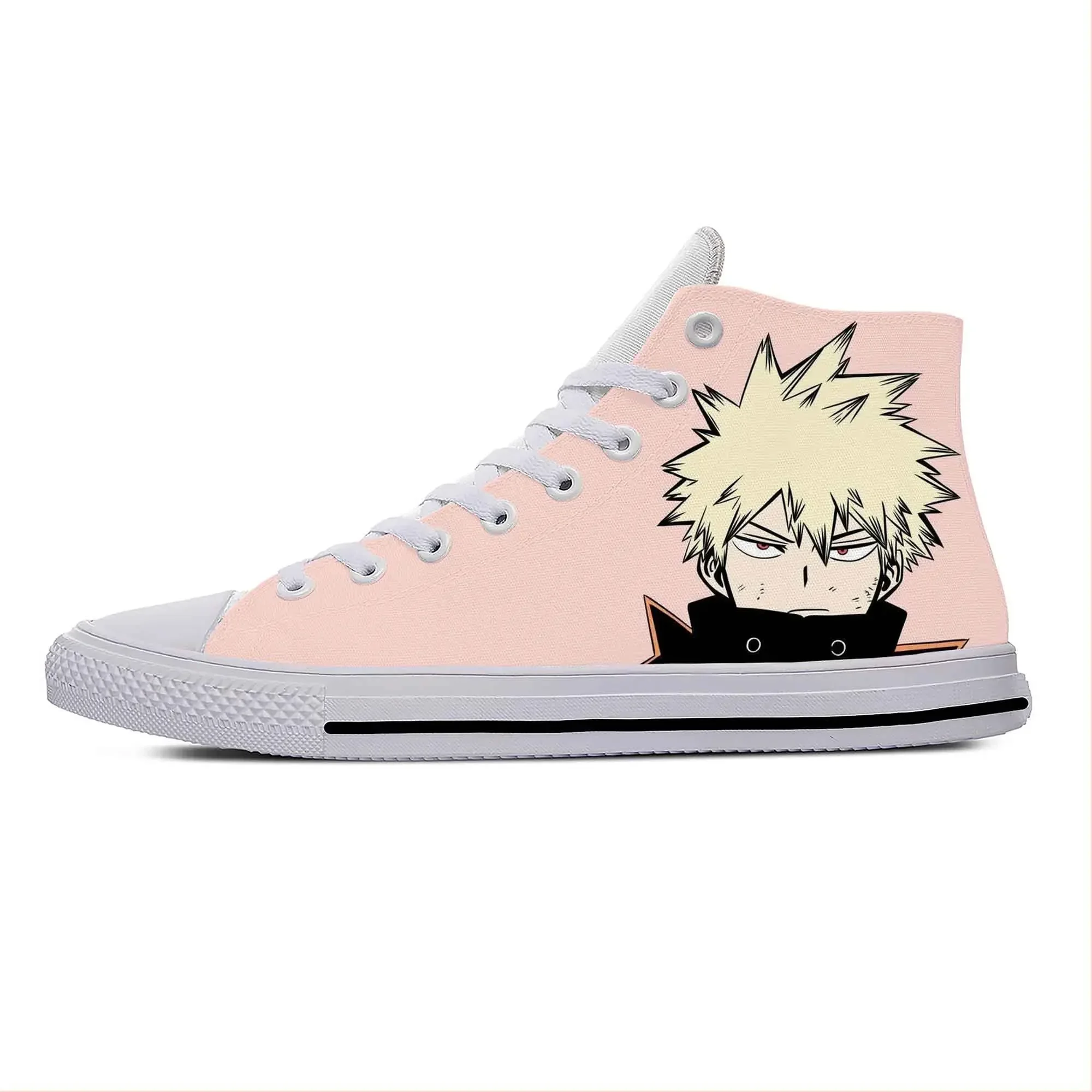Повседневная тканевая обувь в стиле аниме My Hero Academia Bakugou Katsuki, легкие дышащие кроссовки с 3D принтом для мужчин и женщин (art.: 3920da658a8a4) - 3920da658a8a4
