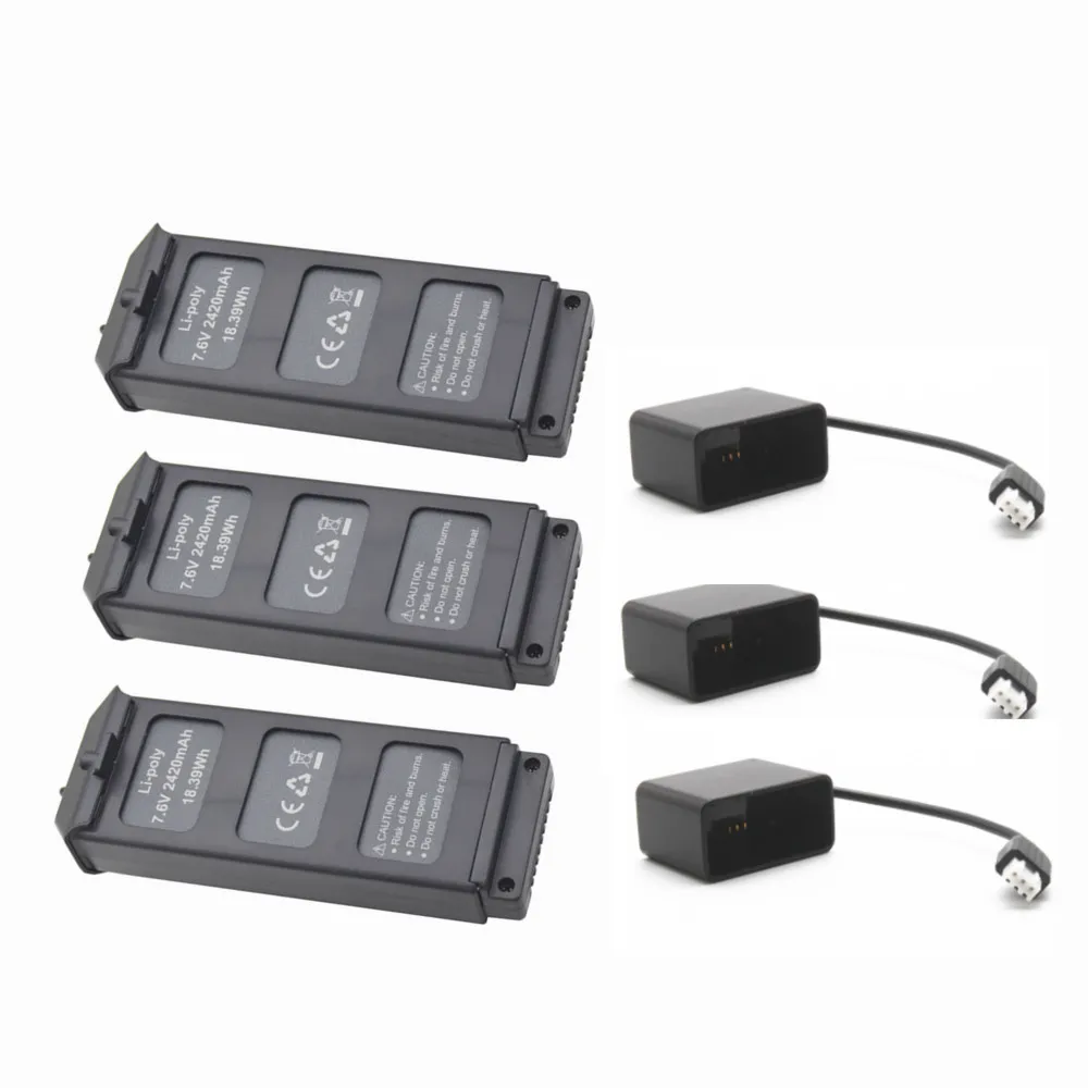 

Аккумулятор B5W 4K 7,6 В 2420 мАч LiPo для MJX R/C Bugs 5 Вт B5W 4K RC Quadcopter, запасные части 7,6 В, аккумулятор для дрона X5 Pro