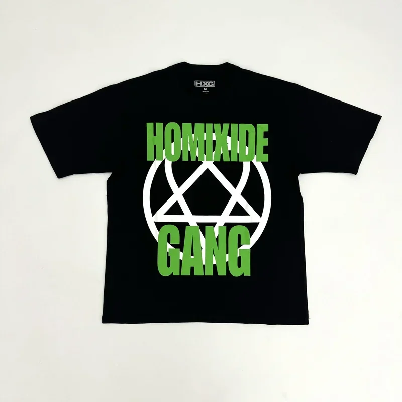 Фото Новинка 2024, мужские футболки Homixide Snot Or Not Tour Gang, футболки в стиле хип-хоп, уличные хлопковые футболки для скейтборда, топ размера США # V5 №1