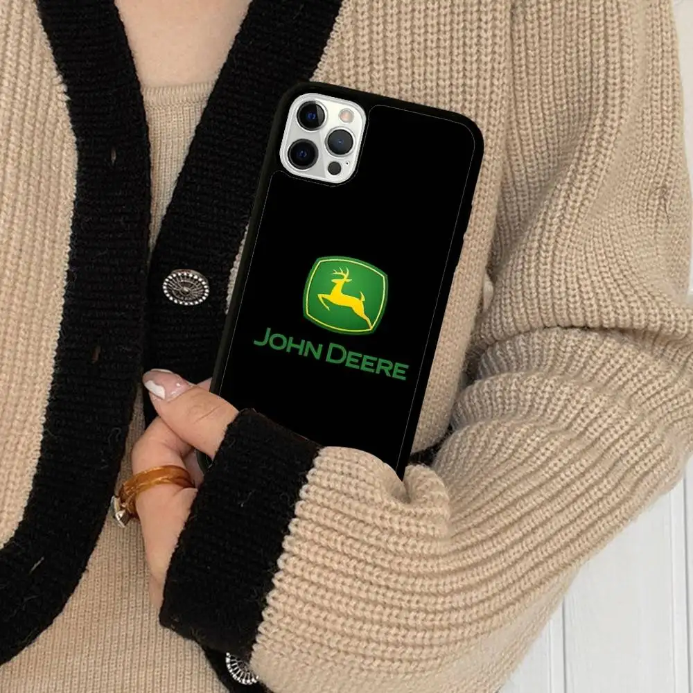 Зеленый чехол Green J-John Truck D-Deeres для iPhone 17 16 Pro Max Air 15 14 13 12 Mini Plus 11, жесткий чехол из ПК+ТПУ для телефона (art.: 3920d83ccd486) - 3920d83ccd486