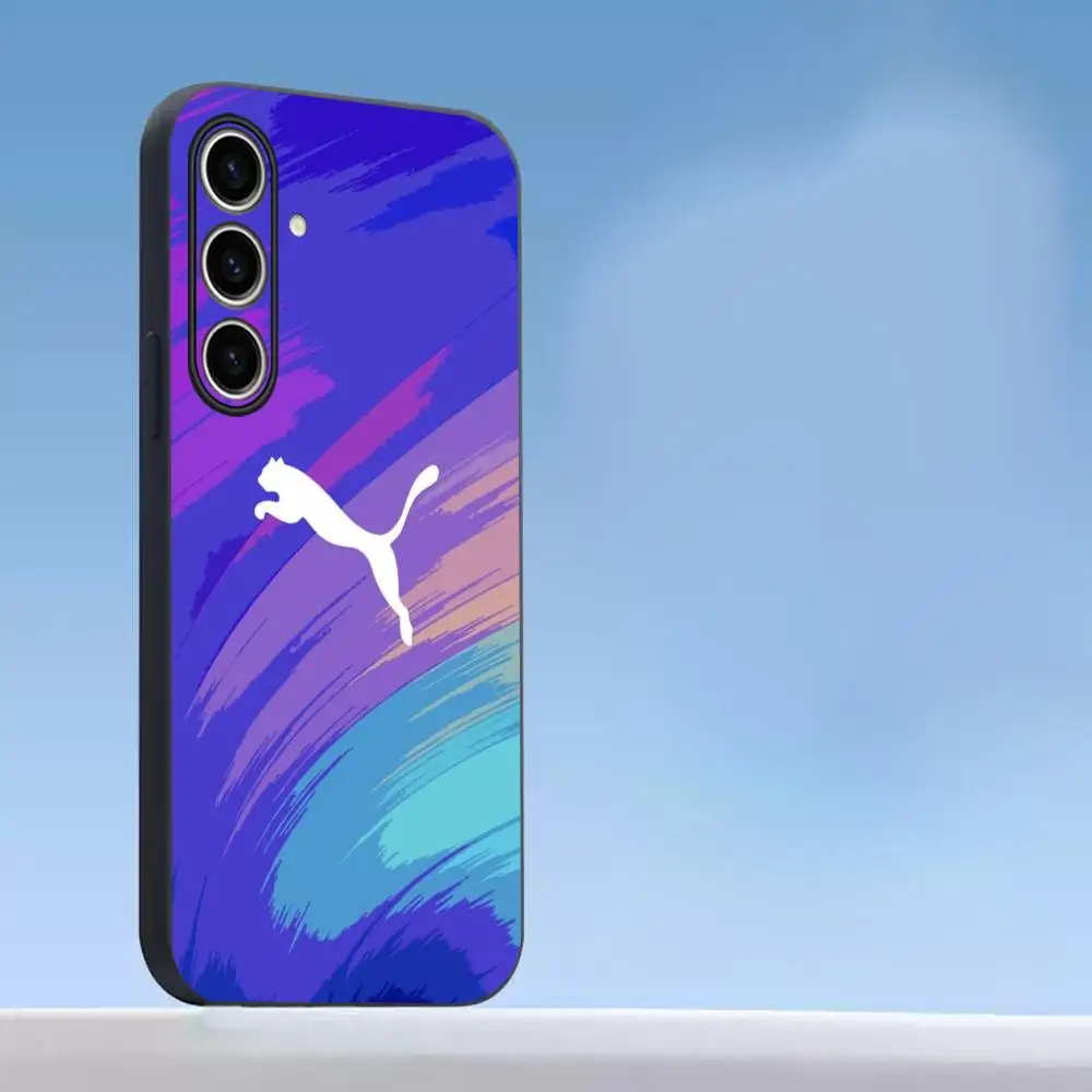 Чехол для телефона с логотипом Puma Cheetah для Samsung Galaxy S26 S25 S24 S23 S22 S21 Plus Ultra Fold A, мягкий, черный (art.: 3920dc3a345ca) - 3920dc3a345ca