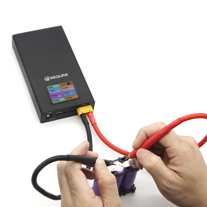 SEQURE SW2 10000 мАч Мини-аппарат для точечной сварки аккумулятора 18650 Аппарат с