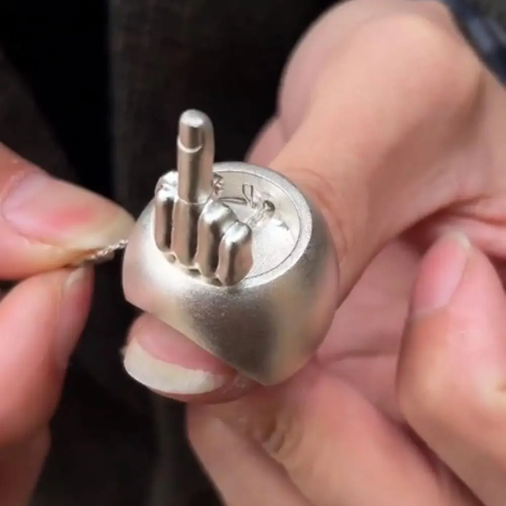 Подарок на палец розыгрыша кольцо-спиннер новый дизайн забавное кольцо для