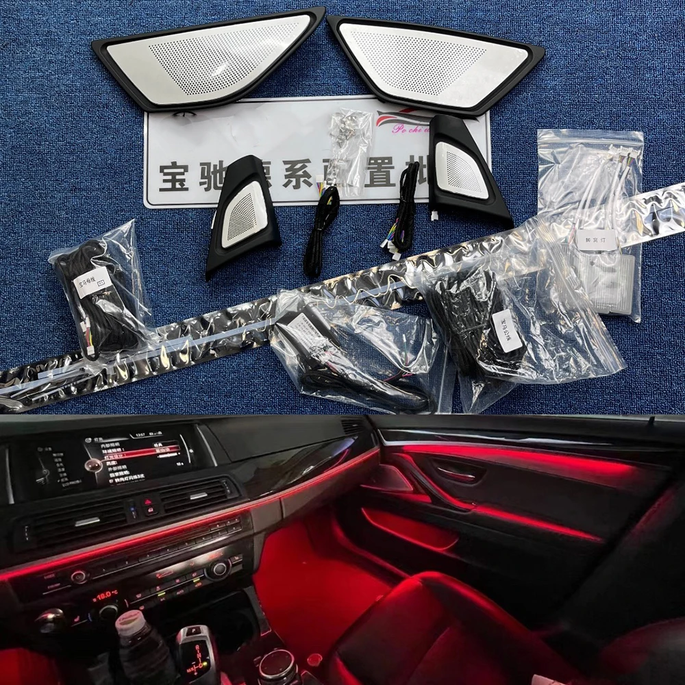 

Дверной светильник CIC NBT, дверной динамик, светодиодный неоновый декоративный светильник для BMW 5 серии F10 F11 F18 2010-2018