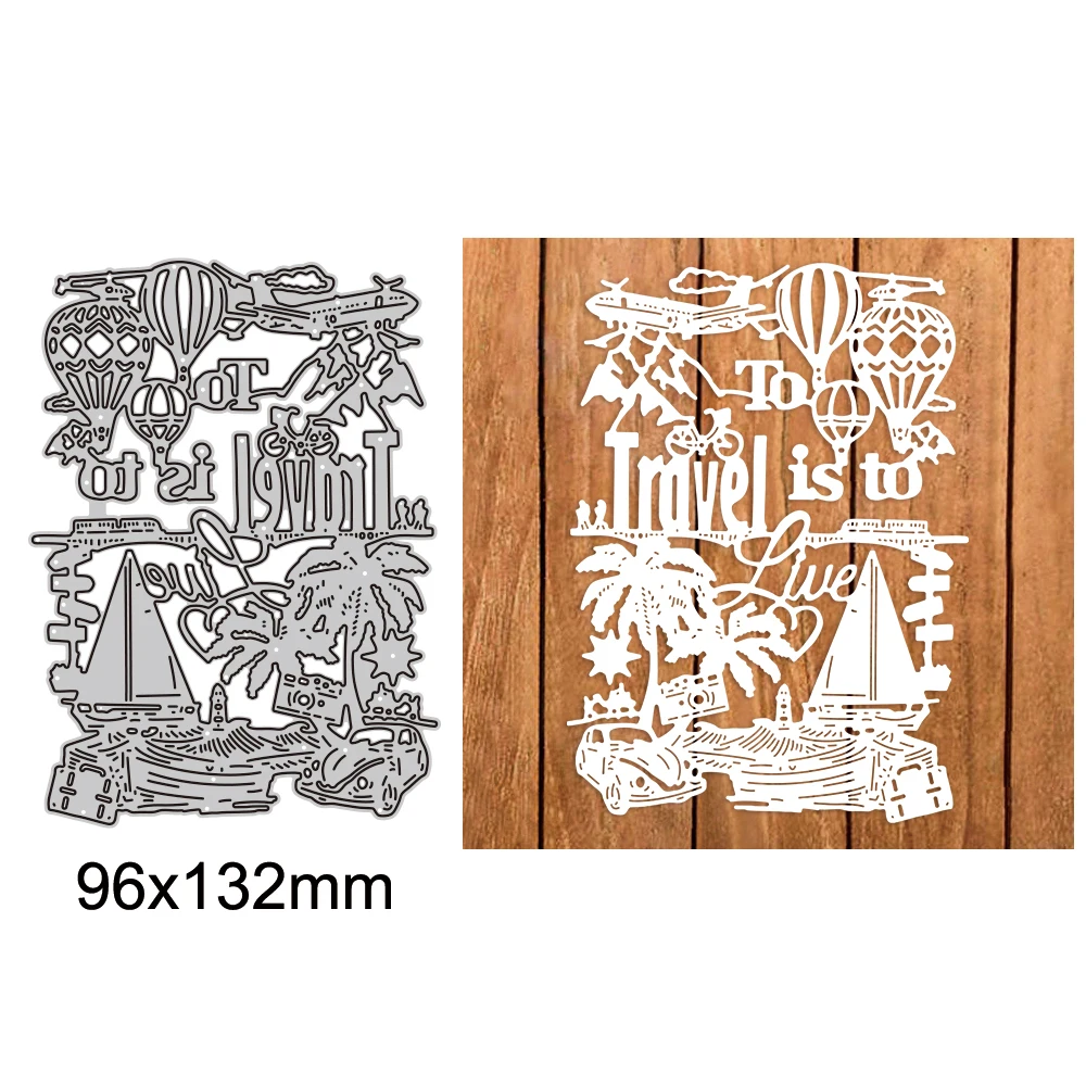 

Metal Cutting Dies To Travel Mould Scrapbook Decoration for Diy Paper Photo Album Card Making Dies Scrapbooking New Arrival 2023