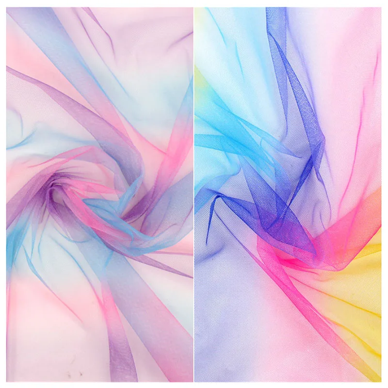 

90cm*150cm Organza Fabric Color Sheer Chiffon Fabric For DIY Handmade Sewing Wedding Dress Stage Decor By The Meter
