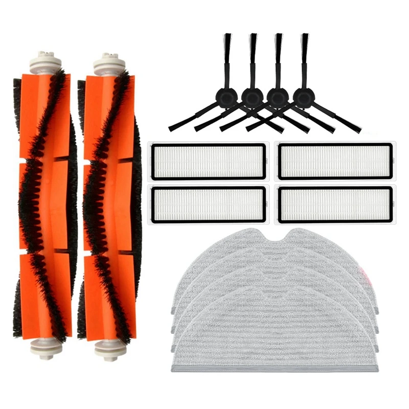 

HOT！-For Xiaomi Dreame D9 Dreame Bot L10 Pro Trouver Robot LDS Vacuum Finder Parts Main Side Brush Mop Cloth Hepa Filter