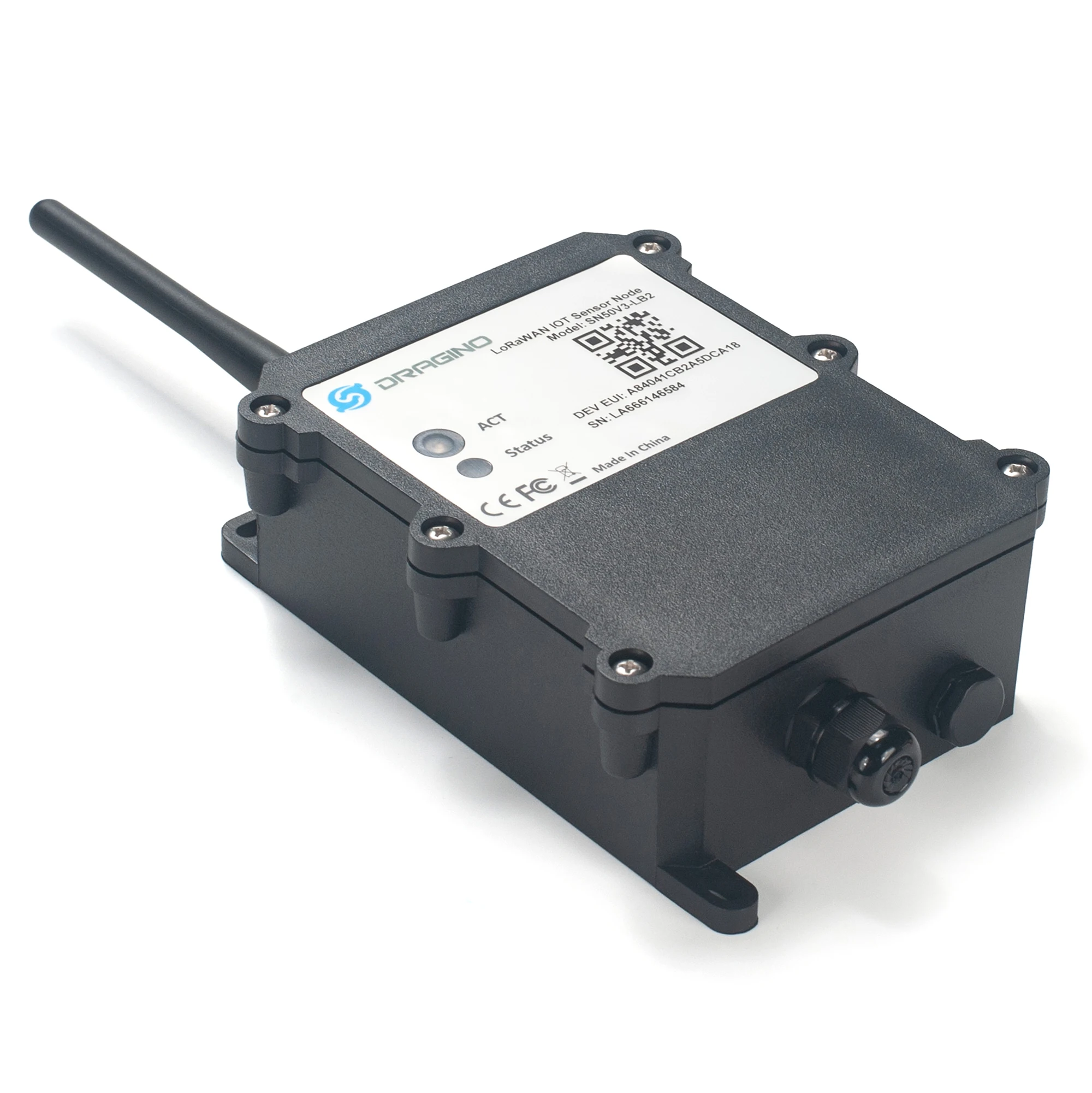 Фото Dragino SN50v3-LB Водонепроницаемый беспроводной датчик LoRa дальнего действия SN50v3-LS SN50v3-LB2 №5