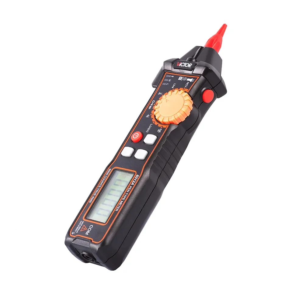 

VICTOR 6012C/6012D handheld multimeters pen auto identify voltage current resistance