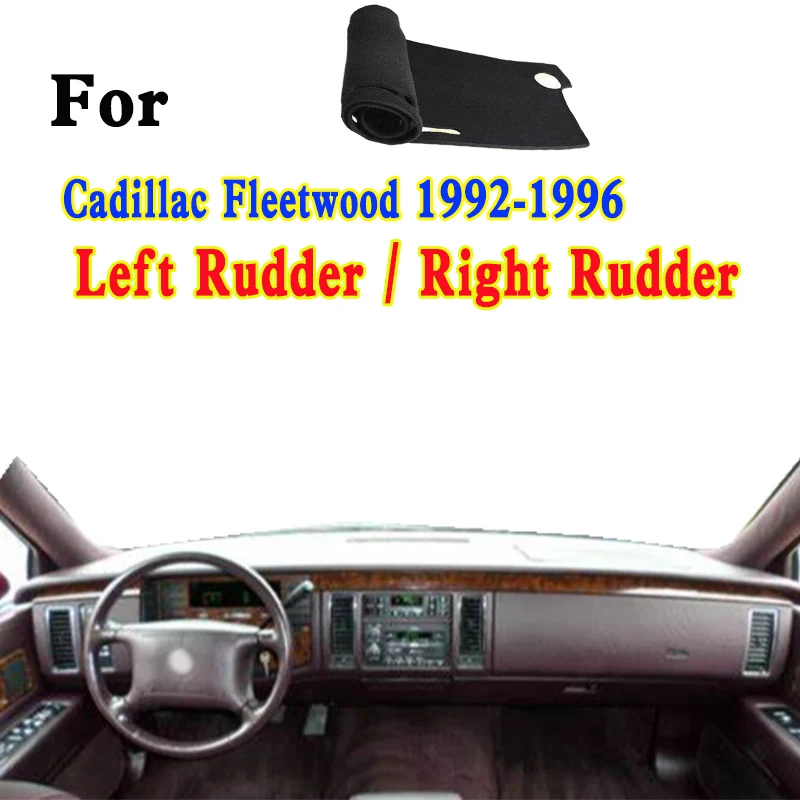 

For Cadillac Fleetwood Brougham 1992-96 Accessories Dashmat Dashboard Cover Instrument Panel Insulation Sunscreen Protective Pad