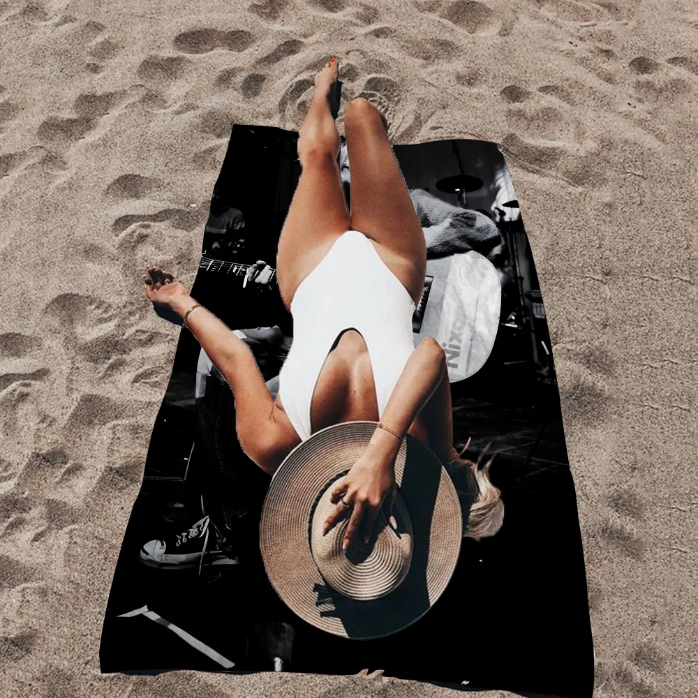 Пляжное полотенце для плавания в стиле аниме Singer K-Kurt-Cobain мягкая впитывающая