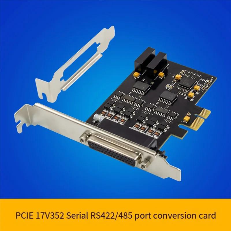 Фото Карта управления ST335 Pcie X1 17V352 2S Промышленная RS232/RS485 Многофункциональная удобная замена карты управления связью №4