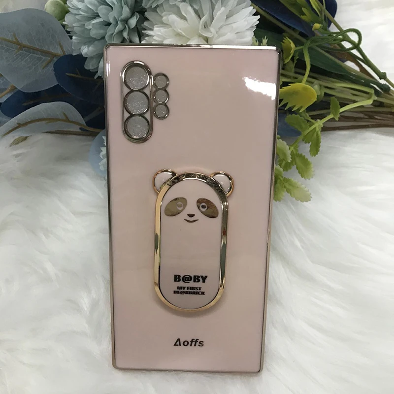 

Folding Holder Phone Cases for Samsung S22 Ultra S21 Plus S20 FE A52 A32 A72 A13 Note 20 A50 A71 A33 Funda Cute Coque Soft Cover