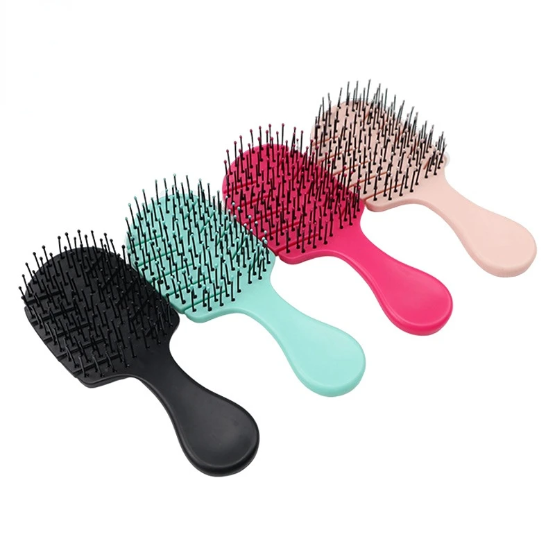 

1pc Hollow Leaf Massage Comb Wet and Dry Mini Cute Girl Portable Hair Comb Household Cartoon Comb Barber Accessories
