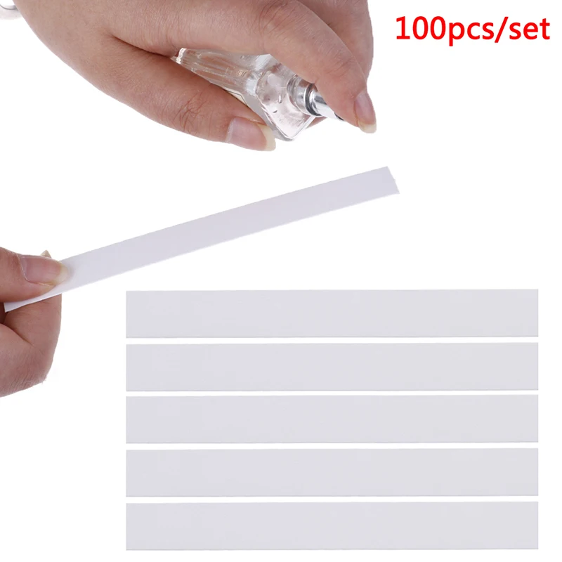 

100pcs Aromatherapy Fragrance Perfume Essential Oils Test Tester Paper Strips Testing Strip 2 Size New