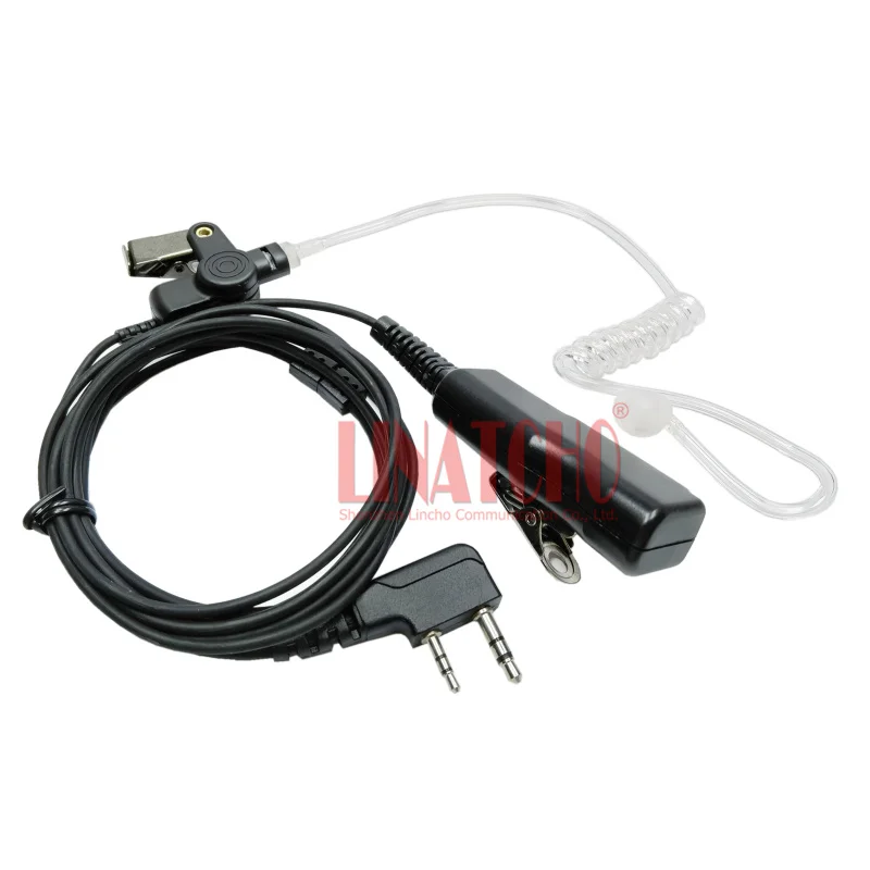 Фото Двусторонняя радиосвязь UV-5R TK-3107 TK-378G 2-контактные наушники с воздушной трубкой акустического излучения №5