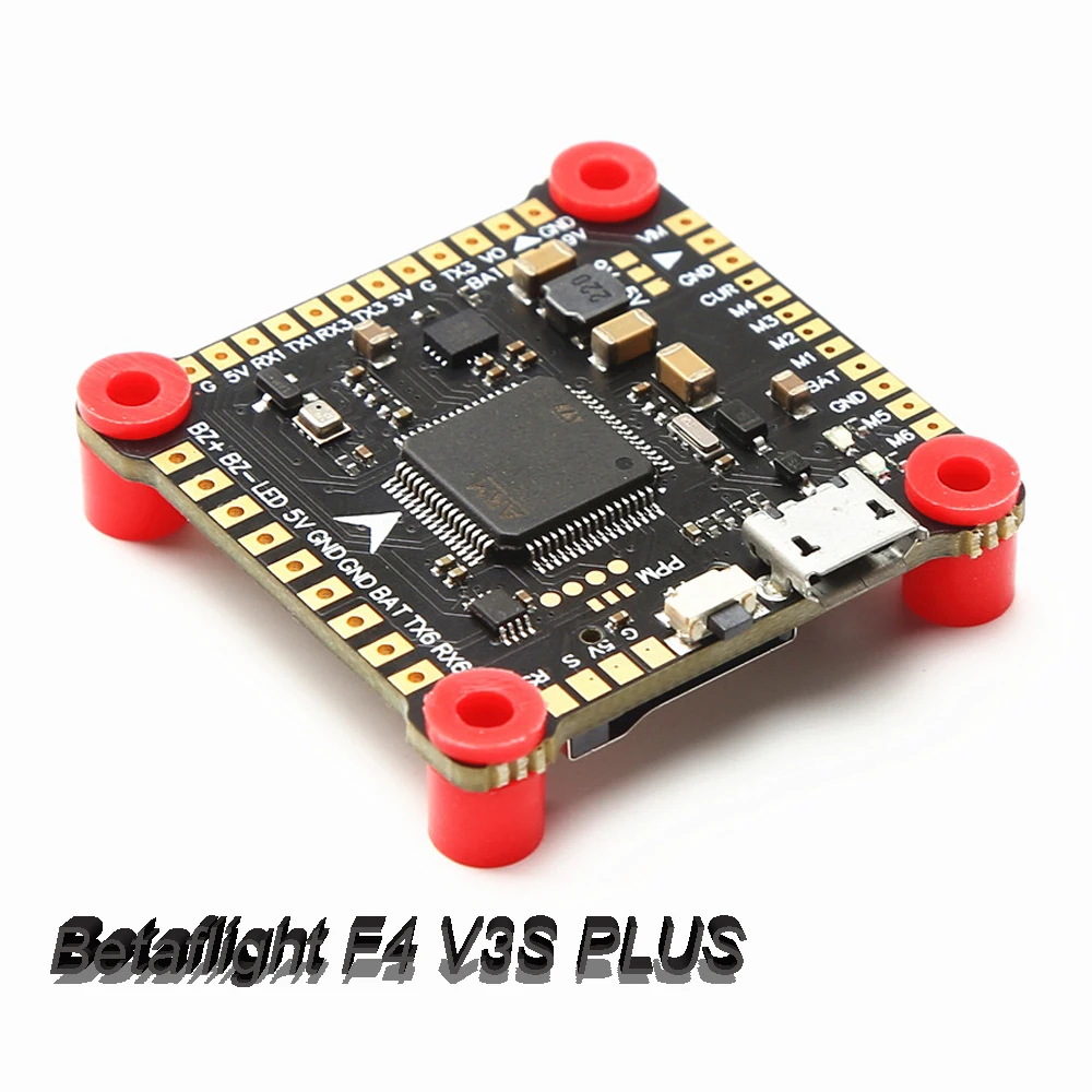 Плата контроллера полета Betaflight F4 V3S PLUS FC, Выход BEC, встроенный барометр BMP280 OSD/BMI270 Gyro для радиоуправляемого дрона QAV250 230