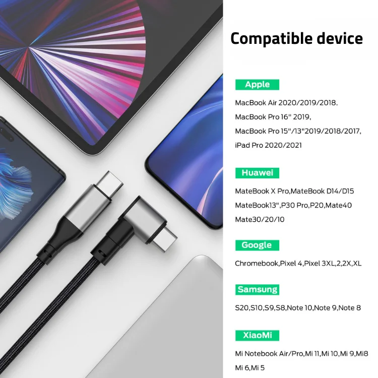 

Плетеный кабель Pd Usb C-Usb C, 100 Вт, Usb Type C, Магнитный зарядный кабель для ноутбука