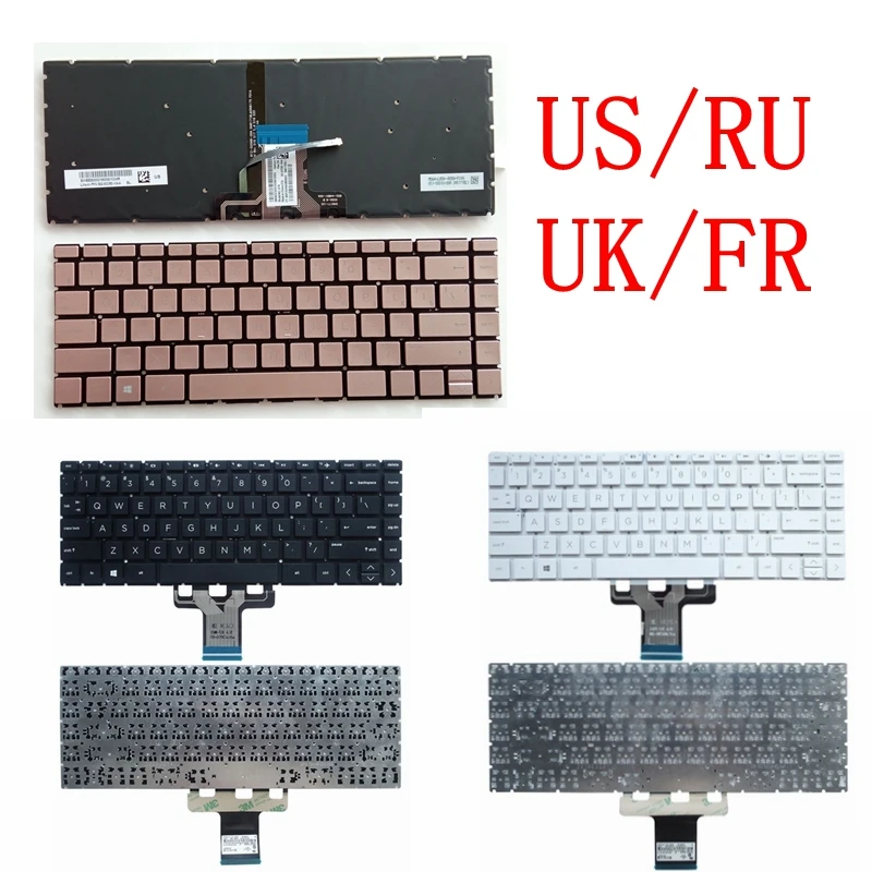 Клавиатура US для HP 14S-DK 14S-DP 14S-DQ 14S-CR 14s-CF 14-CE 14-CF 14-DF 14-DK 14-CK 14-cd 14-CM 240 G7 245 14-DH 14-DG 14M-DH -