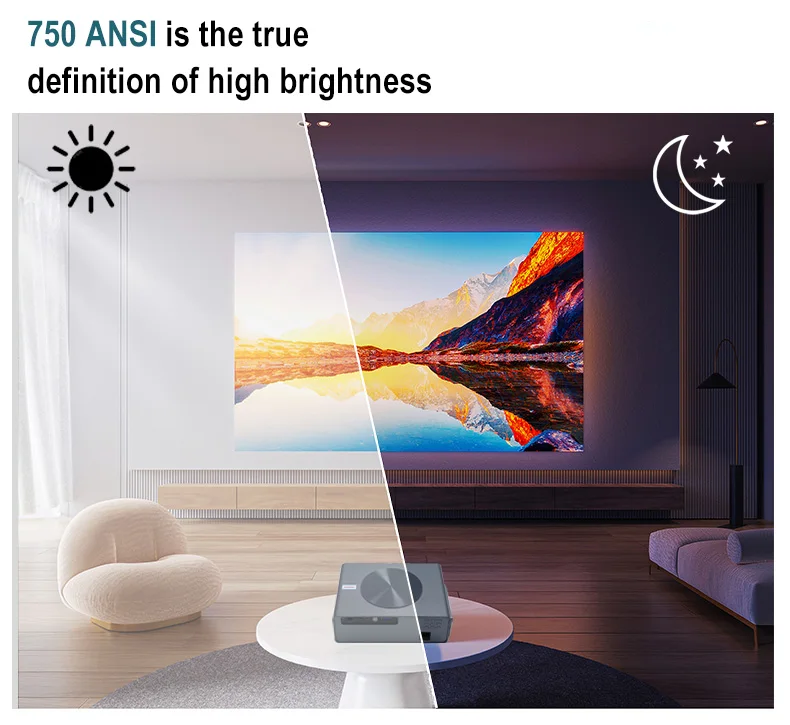 Everycom Q10W Pro Full HD Proyector Smart Android 12.0 Wi-Fi проектор Led 4k домашний кинотеатр для фильмов