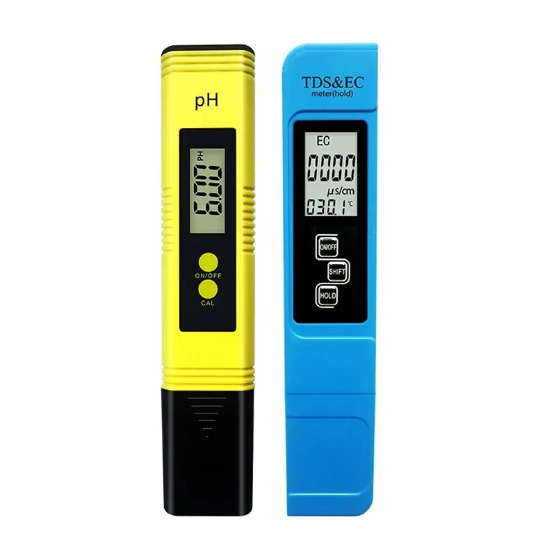 

2 шт. TDS PH-метр, цифровой тестер воды, 0,01 фа, высокоточный PH-метр, 0-9990 ppm, тестер температуры, TEMP PPM