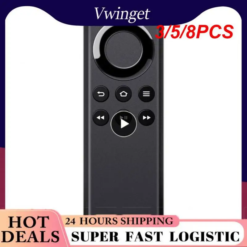 

3/5/8PCS New Compatible With Amazon Fire Tv Stick And Fire Tv Box Cv98lm Remote Control No Voice Operated Abs
