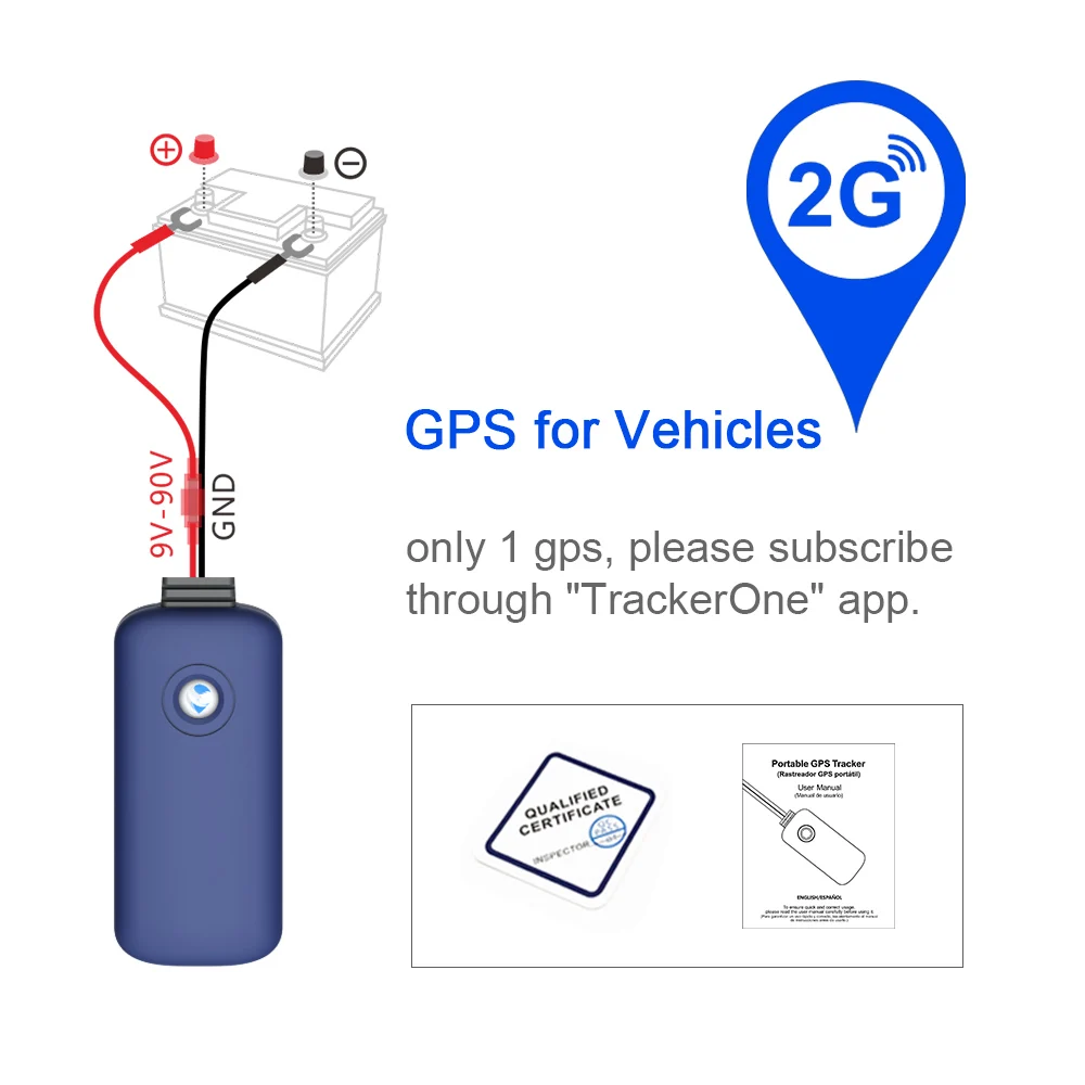 

GPS-трекер для мотоцикла, 2G, определение местонахождения автомобиля в режиме реального времени, для управления флотом, автофинансы. Требуется плата за использование