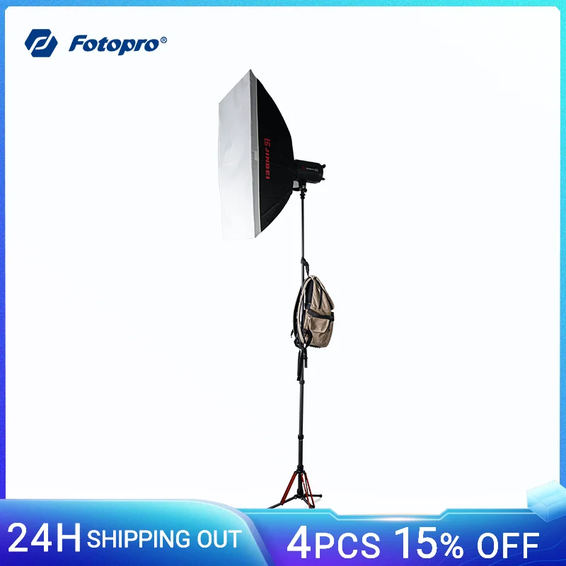 

Fotopro Lightweight Photography Light Flash Stand Camera/DSLR Tripod for Relfectors/Studio Softboxes/Umbrellas/Backgrounds 3373