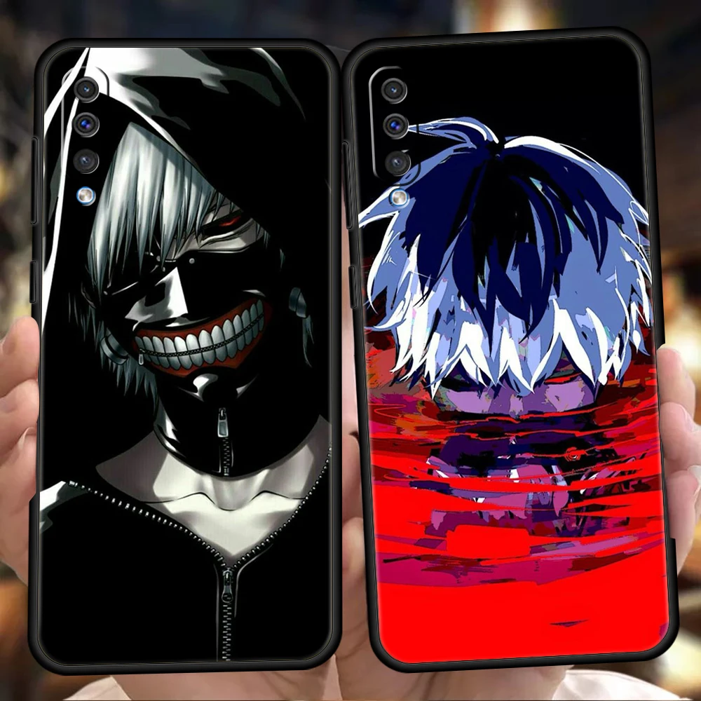 

Tokyo Ghoul Phone Case For Samsung Galaxy A12 A22 A50 A70 A20 A10 A40 A42 A52 A20S A02 A03 A04 5G Black Silicone Cover Fundas