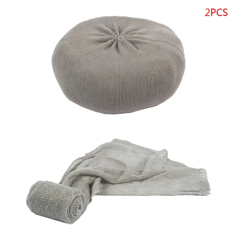 

1 Set Newborn Baby Photography Props Posing Sofa + Knitted Blankets Infant Photo Shooting Accessories