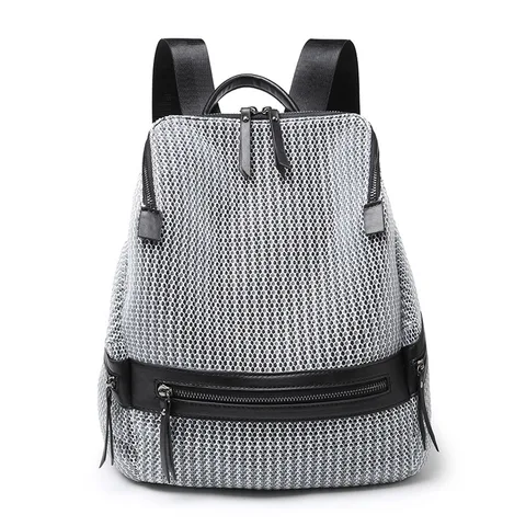 Женский нейлоновый сетчатый рюкзак, вместительные школьные ранцы для девочек-подростков, Женский Универсальный легкий дорожный рюкзак для отдыха