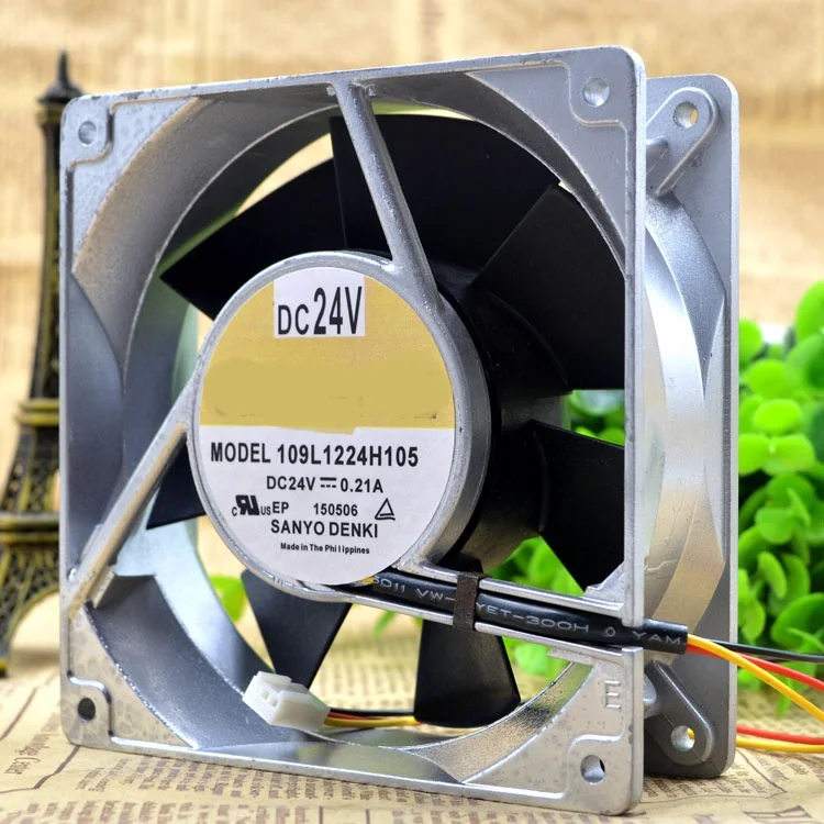 

Новый оригинальный 109L1224H105 12 см 24 В 0.21A 12038 3-проводной вентилятор для рассеивания тепла