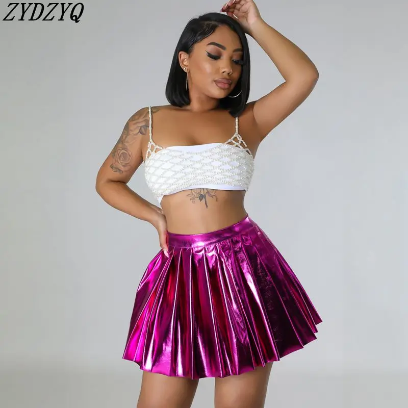 

ZYDZYQ Mini Skirts for Women Summer Sexy Short Pleated Skirt Y2k Clothes Fairy Grunge Nightclub Club Outfits Street Wholesale