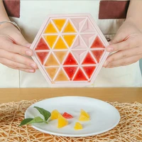 diy hexagon ice cube mould 24grids popsicle molds ice cream mold pp ice cube tray kitchen accessories