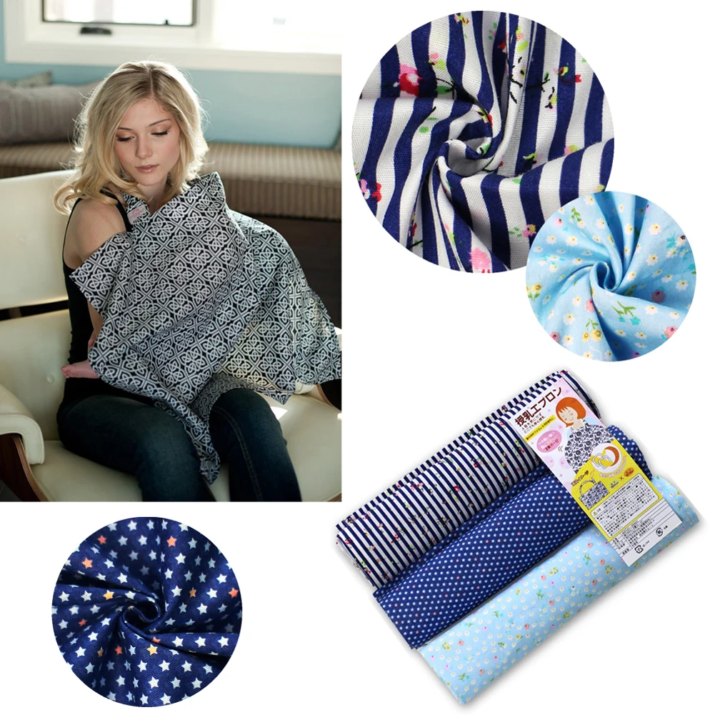 

Baby Mum Breastfeeding Nursing Poncho Cover Up Cotton Blanket Shawl