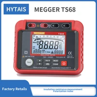 hytais ts68 digital insulation tramegger ac voltage auto voltmeter frequency tester measurement tool