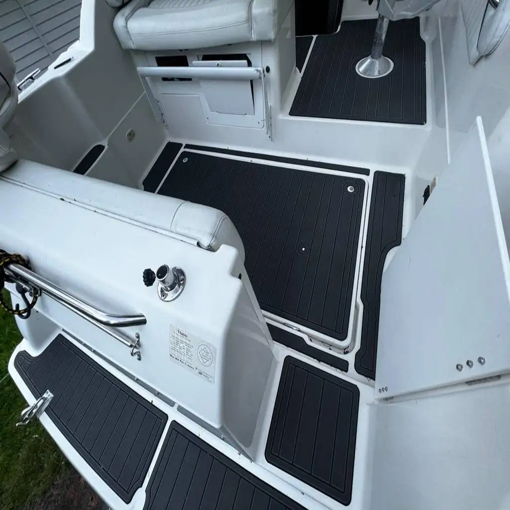 

1997 Bayliner 2855 плавательная платформа кабина лук лодка EVA искусственный Тиковый напольный коврик