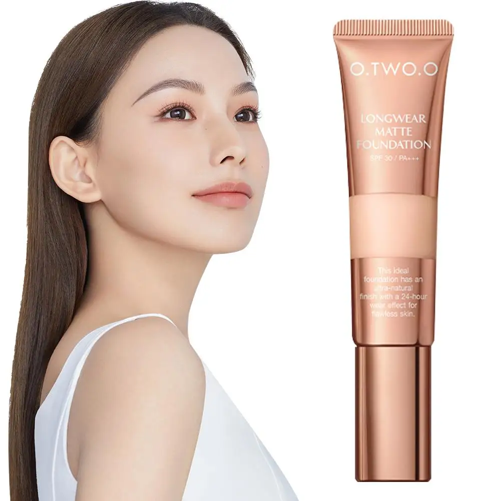 

Foundation Matte Poreless Liquid Foundation Long-lasting oil SPF 30PA colors control Facial 4 Total cosmetics U3H8