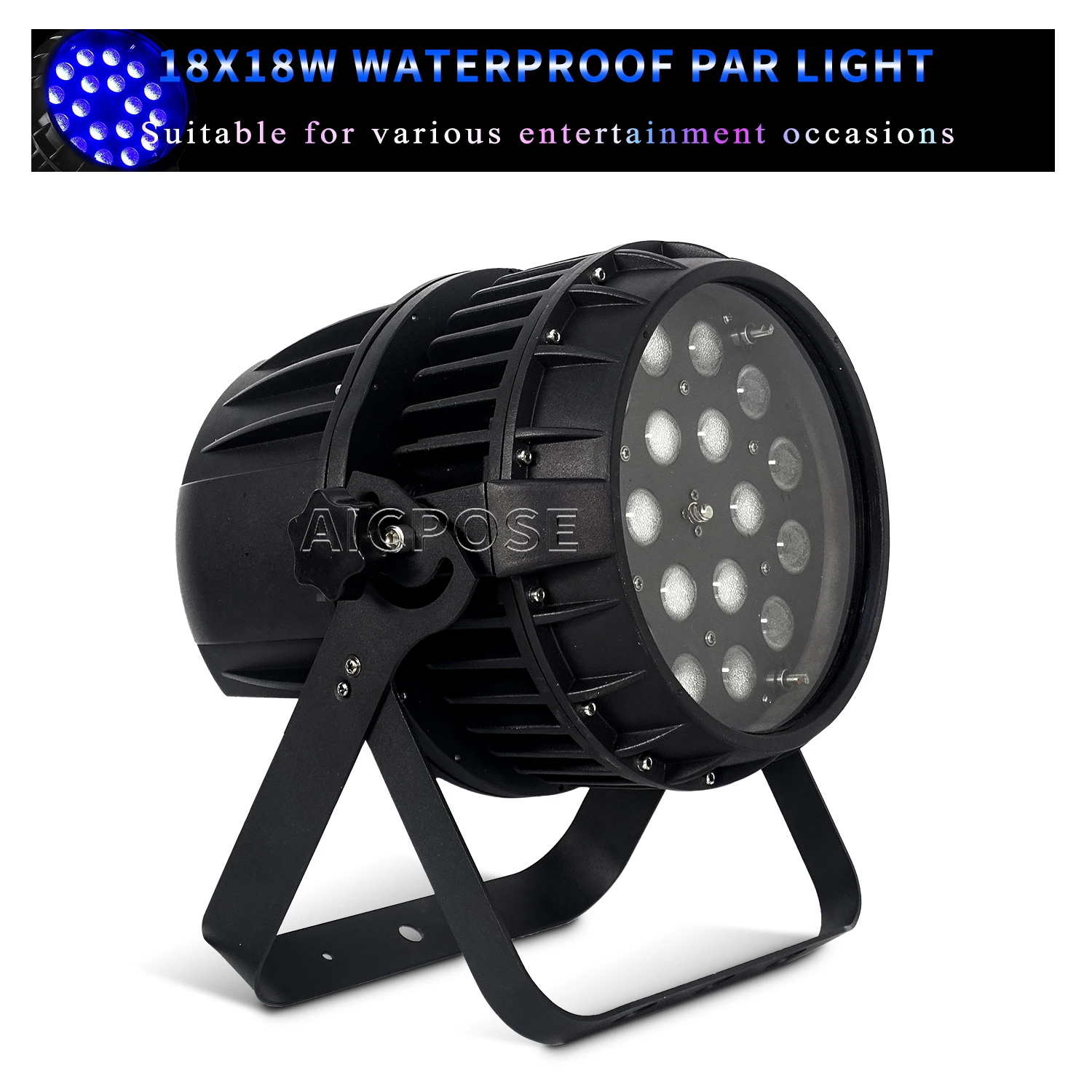 

18x12W RGBW/18x18W RGBWA+UV 6 in 1 LED Zoom Par Light IP65 Waterproof Stage Light DMX Control DJ Disco Outdoor Show Light