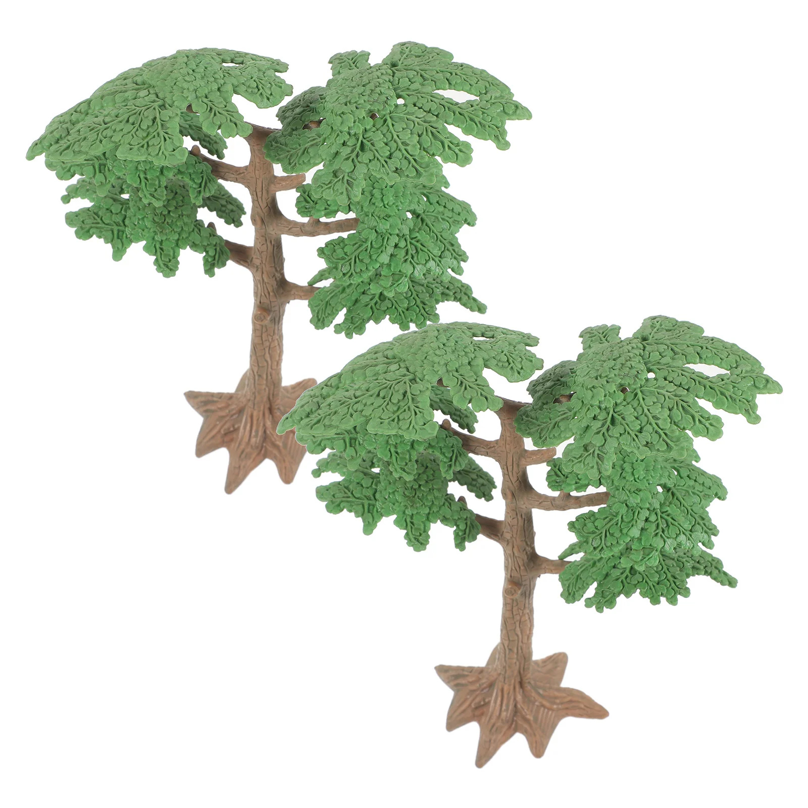 

2PC Simulated Landscape Tree Model Mini Pine Tree Cypress Model Funny Kids Tree Toy Tree Decor Vivid Fake Tree Model for Home