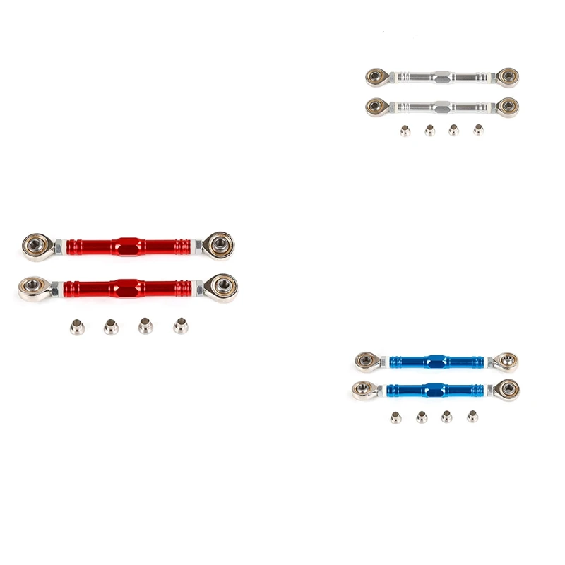 

-CNC Metal Steering Pull Rod Set For 1/5 LOSI 5Ive-T 5T ROVAN LT Rc Car Toys Parts