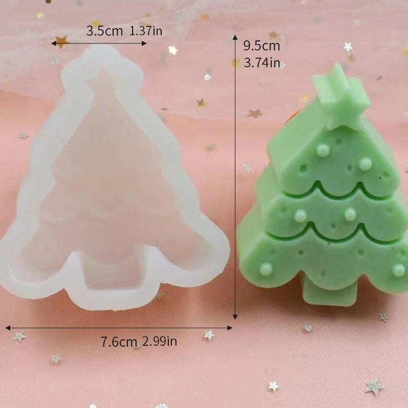 Силиконовая рождественская ароматерапевтическая свеча одна упаковка