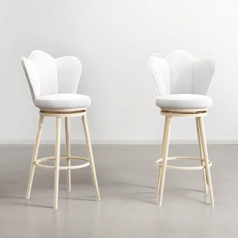 Уличный домашний стул с высокой спинкой кухонные белые стулья салонный