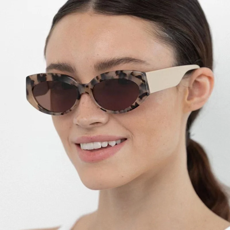 

Солнечные очки LONSY в винтажном стиле кошачий глаз для женщин, брендовые роскошные солнцезащитные очки 2023, классические прямоугольные очки для вождения, для улицы, UV400