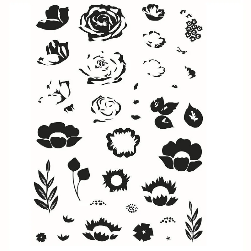 

Flower Silicone Clear Seal Stamp French DIY Scrapbooking Embossing Photo Album Paper Card Decorative Craft Art Gift