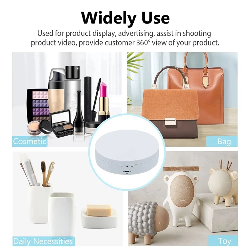 360 Degree Rotating Stand For Photography, 360°Rotating Stand, Display Table For Jewelry,Watches, Digital Products