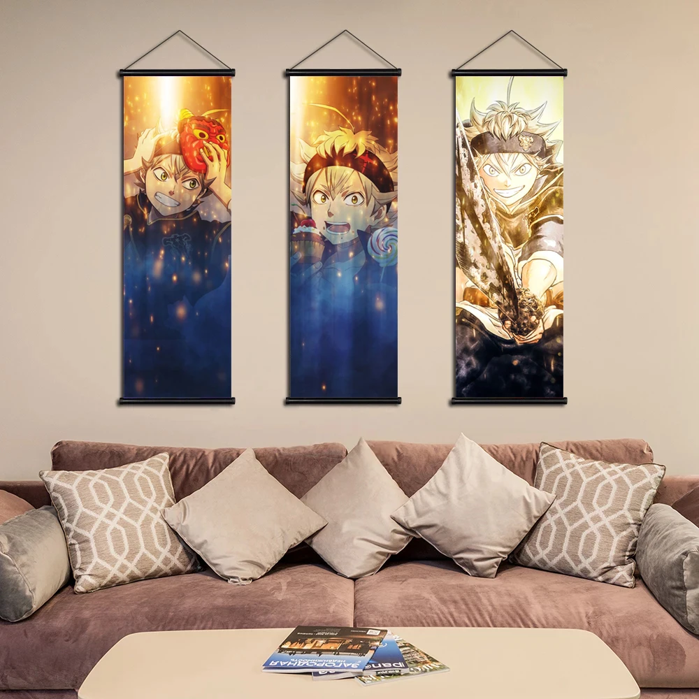 Постер Noell Silva HD Yami Sukehiro картина на стену печать черного клевера Висячие свитки