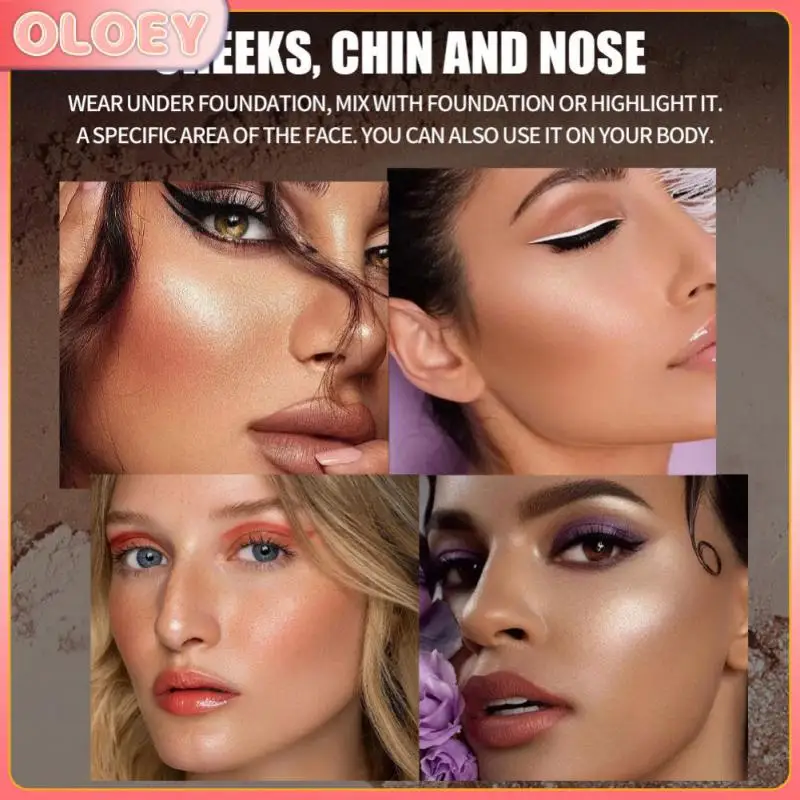 

Natural Cheek Tint Blush Face Blush Highlighter Face Makeup Face Contour Shadow Highlighter Bronzers Multi-use Makeup Palette