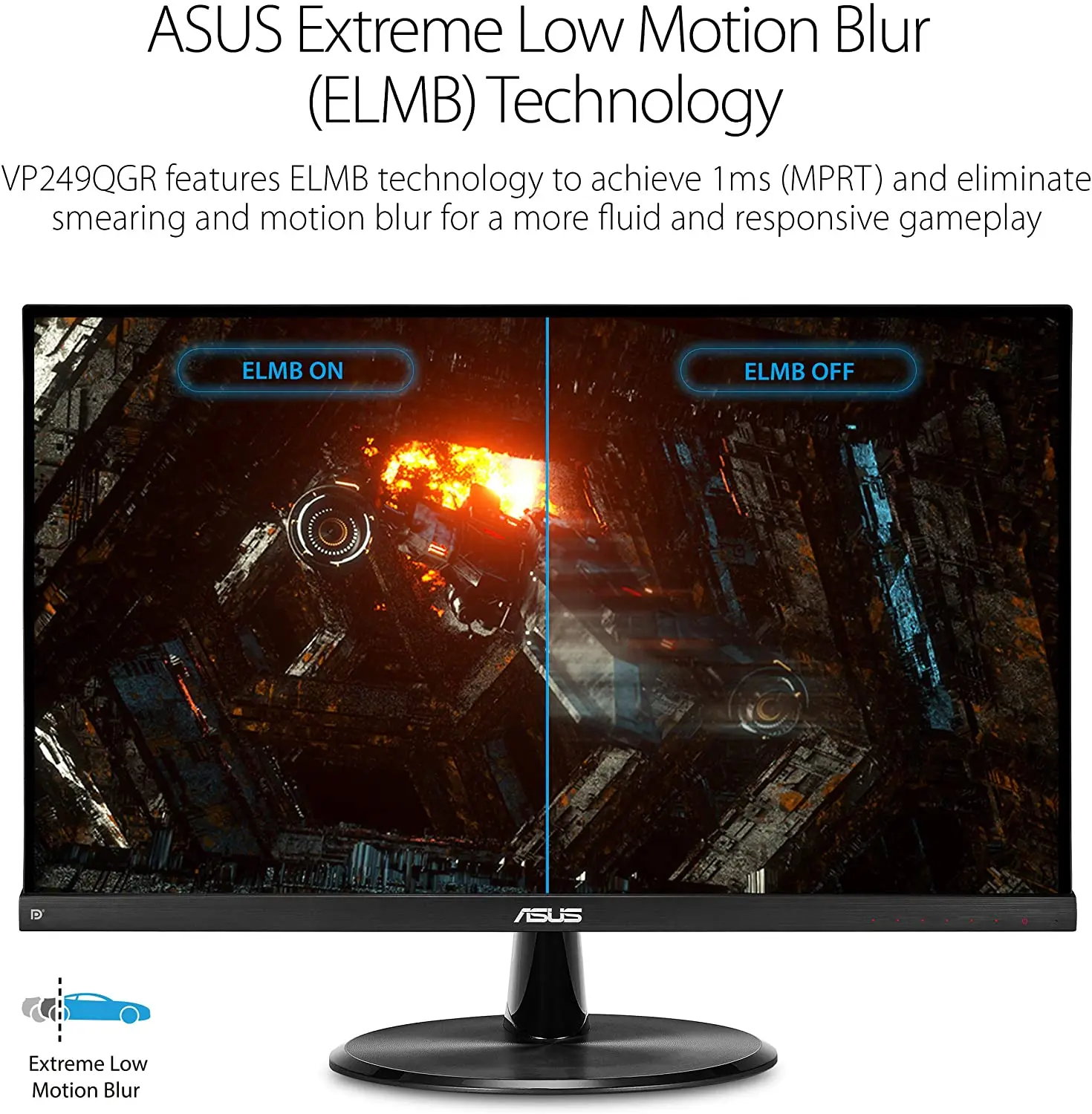Игровой Монитор Asus VP249QGR 23 8 дюйма 144 Гц Full HD (1920x1080) IPS 1 мс FreeSync материнская плата с