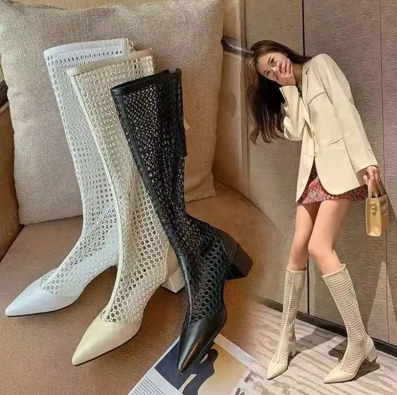 Женские босоножки Новинка лета 2021 Модные дышащие босоножки-гладиаторы на